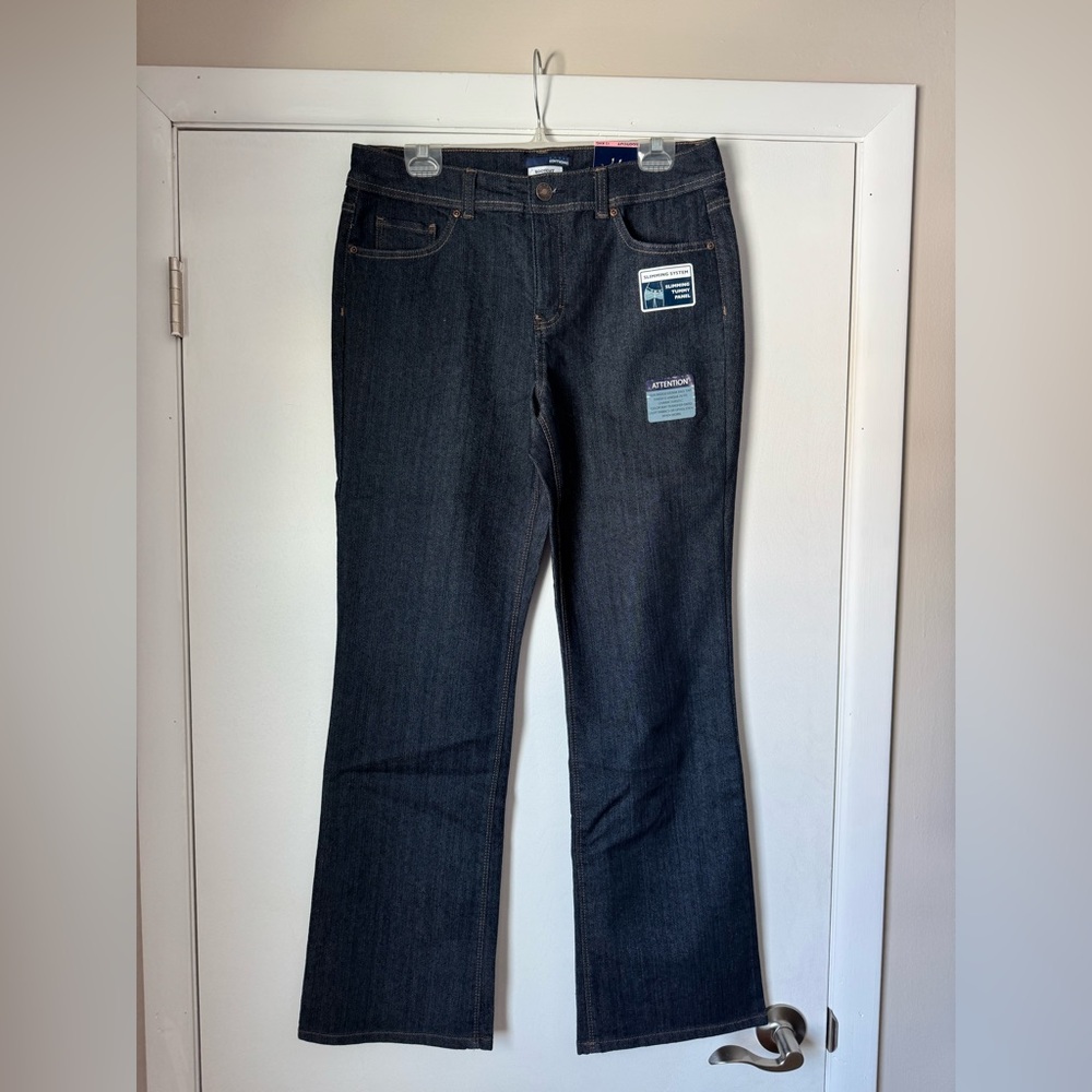 Basic Editions Dark Indigo Women's Boot Cut Jeans